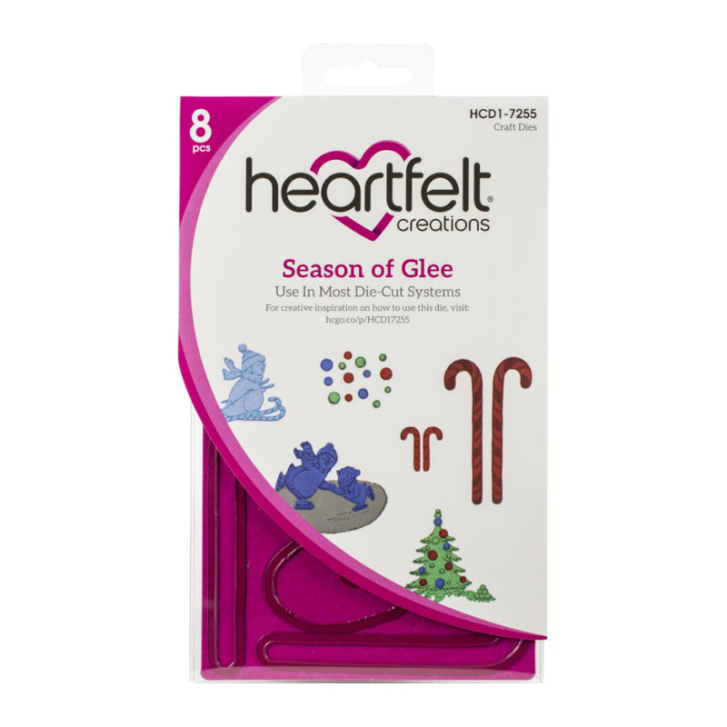 Heartfelt Creations Cut & Emboss Dies - Season Of Glee 3.25 to 1.25*
