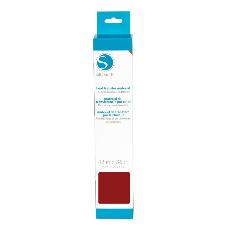 Silhouette - Smooth Heat Transfer Material - 12 Inch - Red*