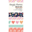 Simple Stories Happy Hearts Washi Tape 5 pack*
