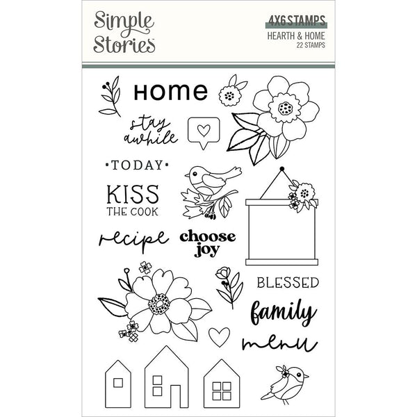 Simple Stories Hearth & Home Photopolymer Clear Stamps*