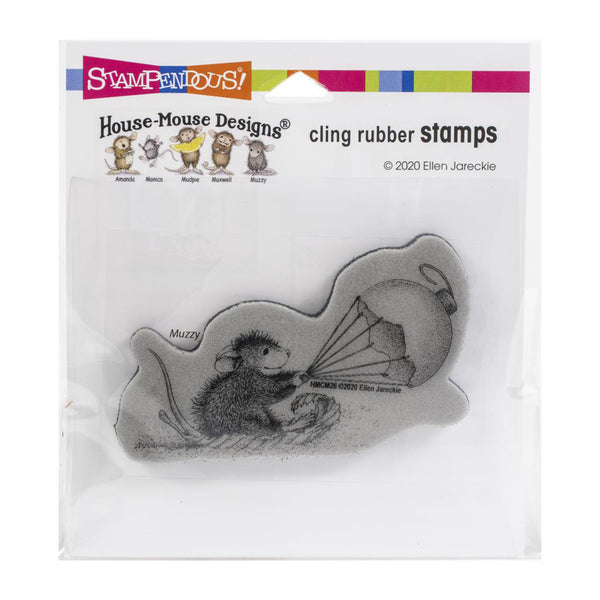 Stampendous House Mouse Cling Stamp - Ornament Sled*