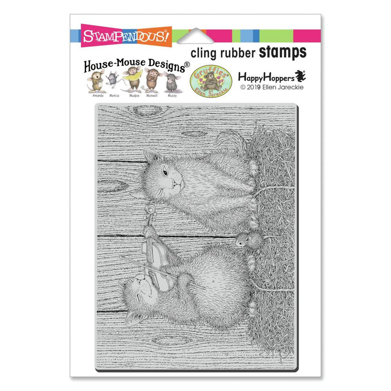 Stampendous House Mouse Cling Stamp - Cat And The Fiddle - 3in x 4.5in*