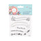 Docrafts Papermania Bellissima Clear Stamps 4"x4" - Text Banners