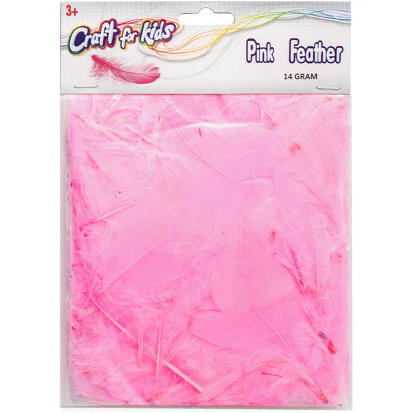 Crafts For Kids - Turkey Feathers 14g - Pink