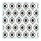 Simon Hurley create. Cling Stamps 6"x 6" - Funky Argyle