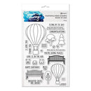 Simon Hurley create. Cling Stamps 6"x 9" - Going Places*