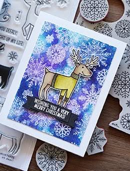 Simon Hurley create. Clear Stamps 6"x 9" - Oh Deer!*