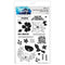 Simon Hurley create. Clear Stamps 6"x 9"- Friendship Florals*