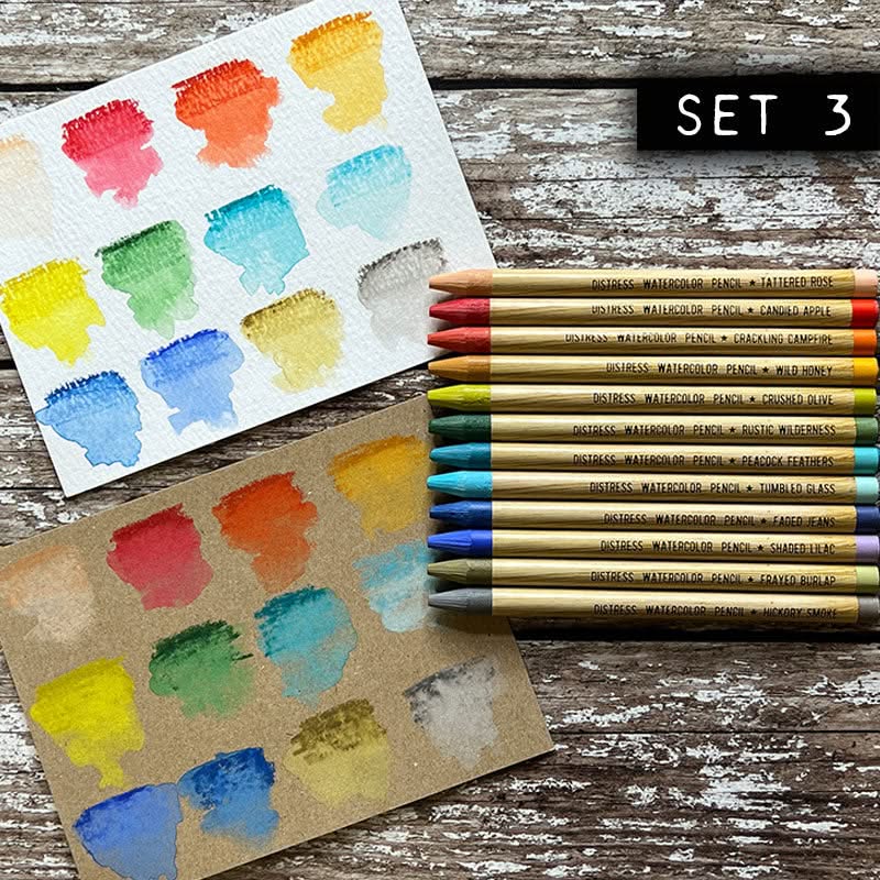 Tim Holtz Distress Watercolour Pencils 12 pack - Set 3 – CraftOnline