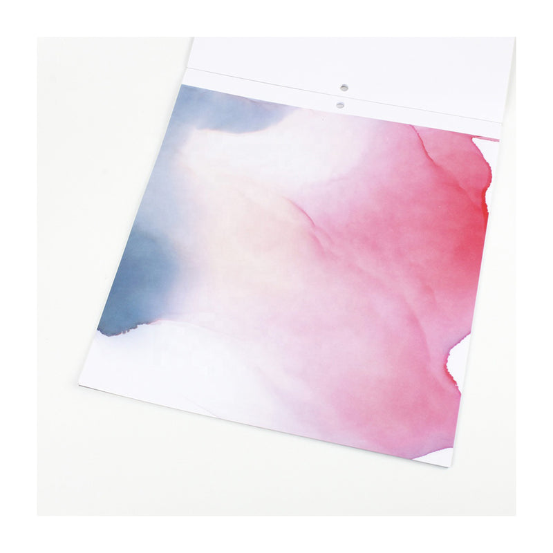 Poppy Crafts Printed 12"x12" Paper Pad - Rainbow Inks