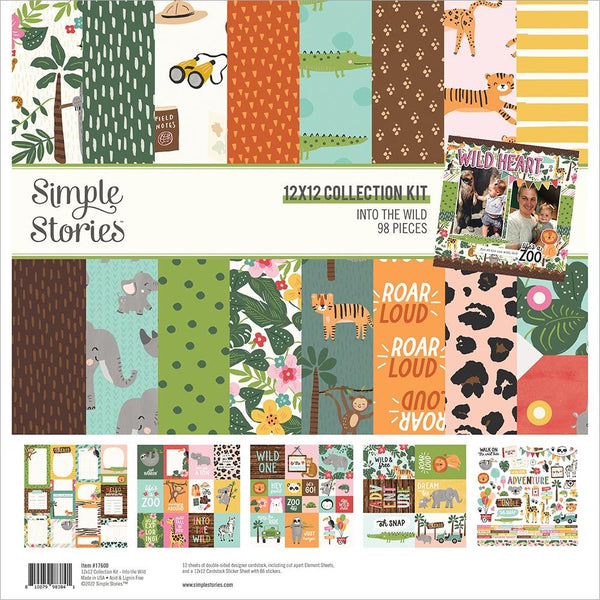 Simple Stories Collection Kit 12"x 12" - Into The Wild*