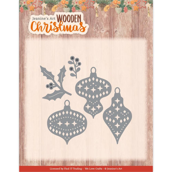 Find It Trading Jeanine's Art Die Wooden Ornaments, Wooden Christmas*