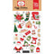 Echo Park Puffy Stickers Have A Holly Jolly  Christmas*