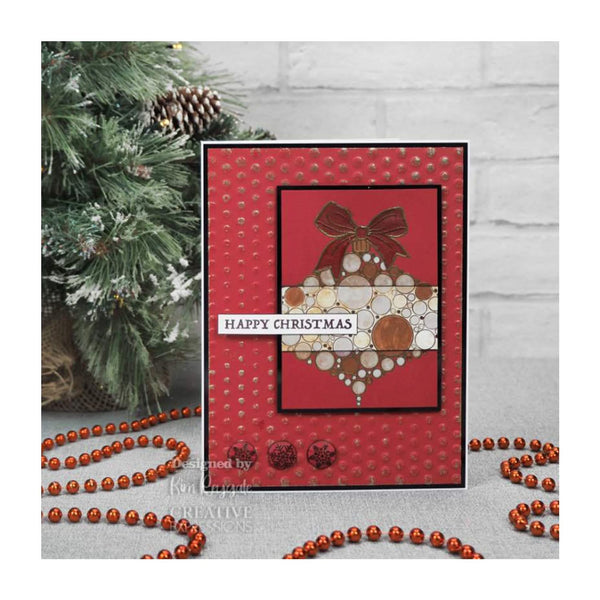 Woodware Clear Stamp Set 4" x 6" - Big Bubble Bauble - Twigs & Berries