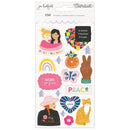 Jen Hadfield Stardust Sticker Book with Silver Foil Accents 151 pack*