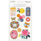 Jen Hadfield Stardust Layered Stickers 11 pack with Silver Foil Accents