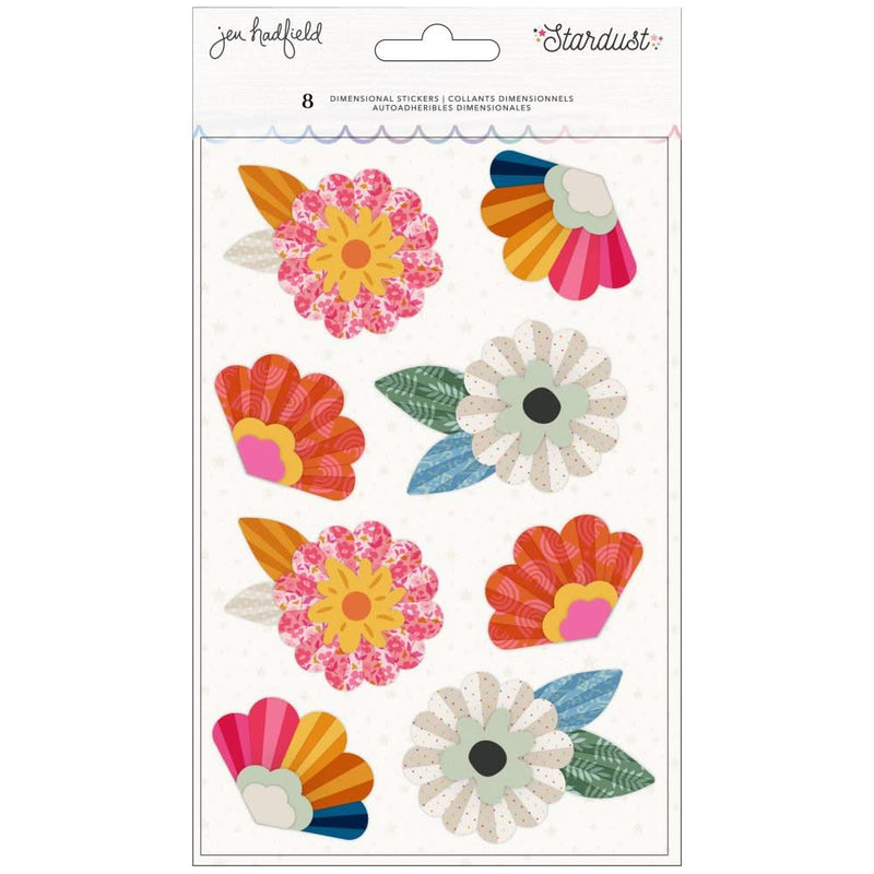 Jen Hadfield Stardust Dimensional Stickers 8 pack