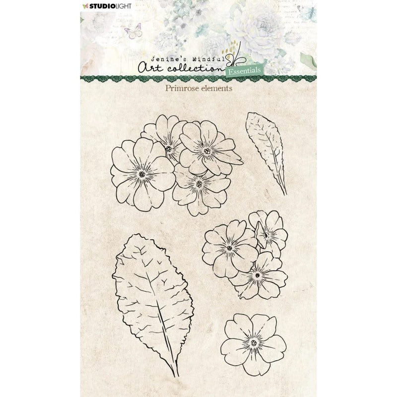 Studio Light Essentials Clear Stamps Nr. 139, Primrose Elements*