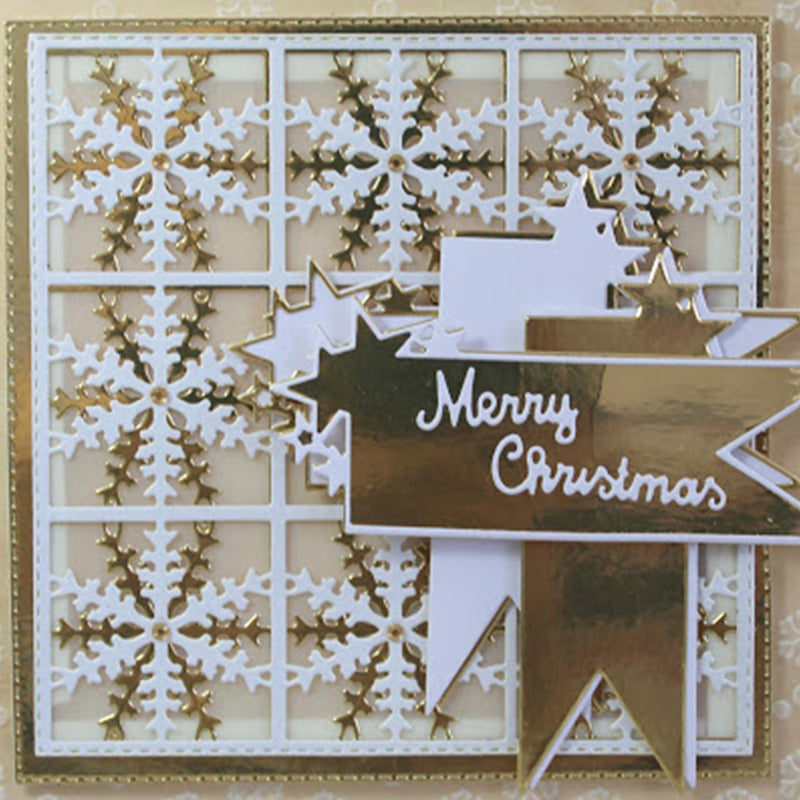 Crafts Too - John Next Door Christmas Collection Die Set - Snowflake Lattice*
