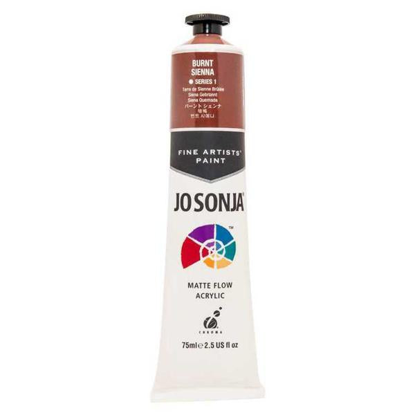 Jo Sonja Acrylic Paint  S1 Burnt Sienna 75ml