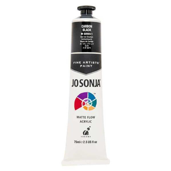 Jo Sonja Acrylic Paint  S1 Carbon Black 75ml