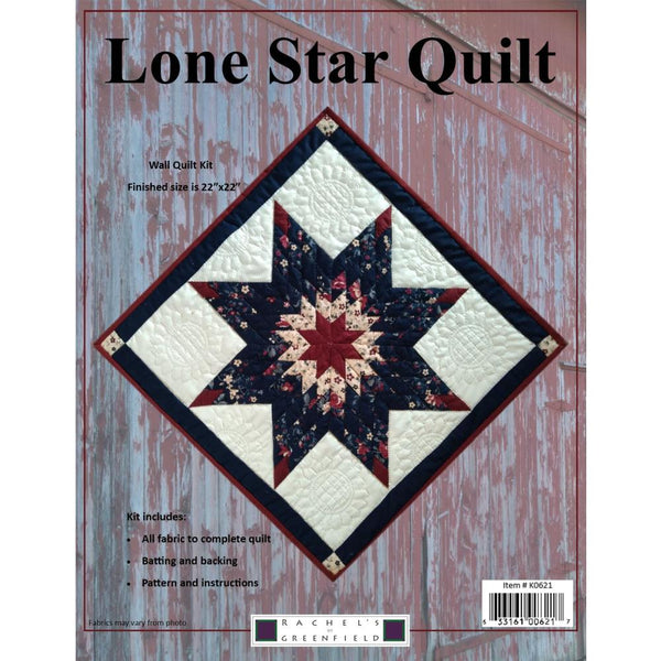 Rachel's Of Greenfield Wall Quilt Kit 22"X22"- Lone Star*