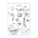 Stamperia Soft Maxi Mould A4 - Songs of the Sea - Mermaid