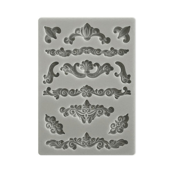 Stamperia Silicone Mould A6 - Sunflower Art Corners And Embellishments