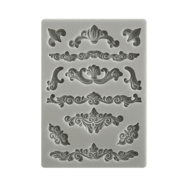 Stamperia Silicone Mould A6 - Sunflower Art Corners And Embellishments