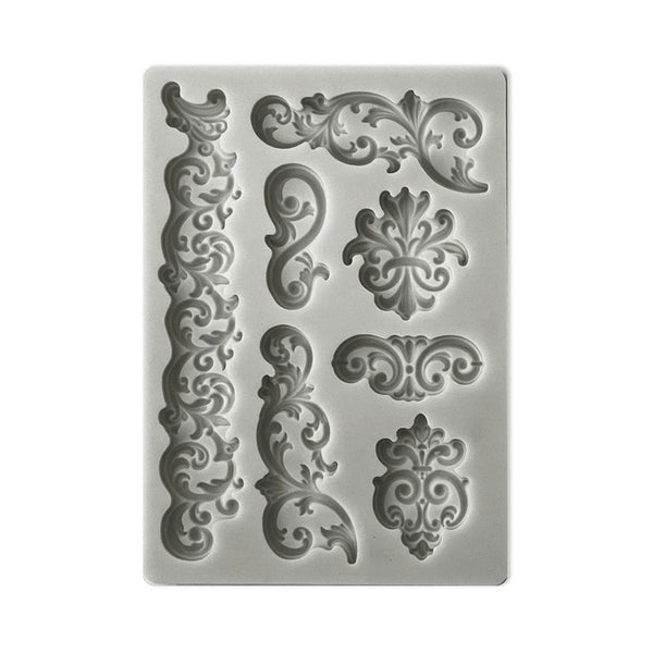 Stamperia Silicone Mould A6 - Borders And Laces