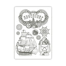 Stamperia Silicone Mould A6 - Songs of the Sea - Adventure