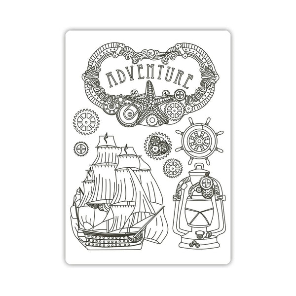 Stamperia Silicone Mould A6 - Songs of the Sea - Adventure