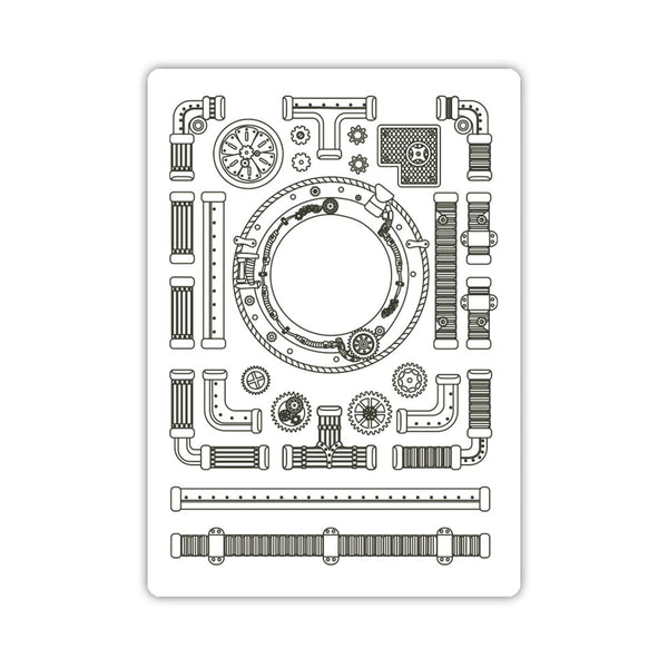 Stamperia Silicone Mould A6 - Songs of the Sea - Pipes