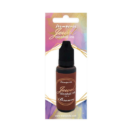 Stamperia Jewel Alcohol Ink 20ml - Brown*^  LIMIT 1 PER ORDER