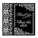 Stamperia Stencil 7"X7" - Thank You Save The Date, You And Me*