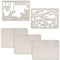 Ciao Bella Album Binding Art Shaped & Carved Pages 5 pack - Baby Treasure, 8.625"X6.25"