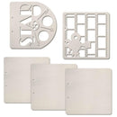 Ciao Bella Album Binding Art Shaped & Carved Pages 5 pack - The Star, 8.625"X8.625"*