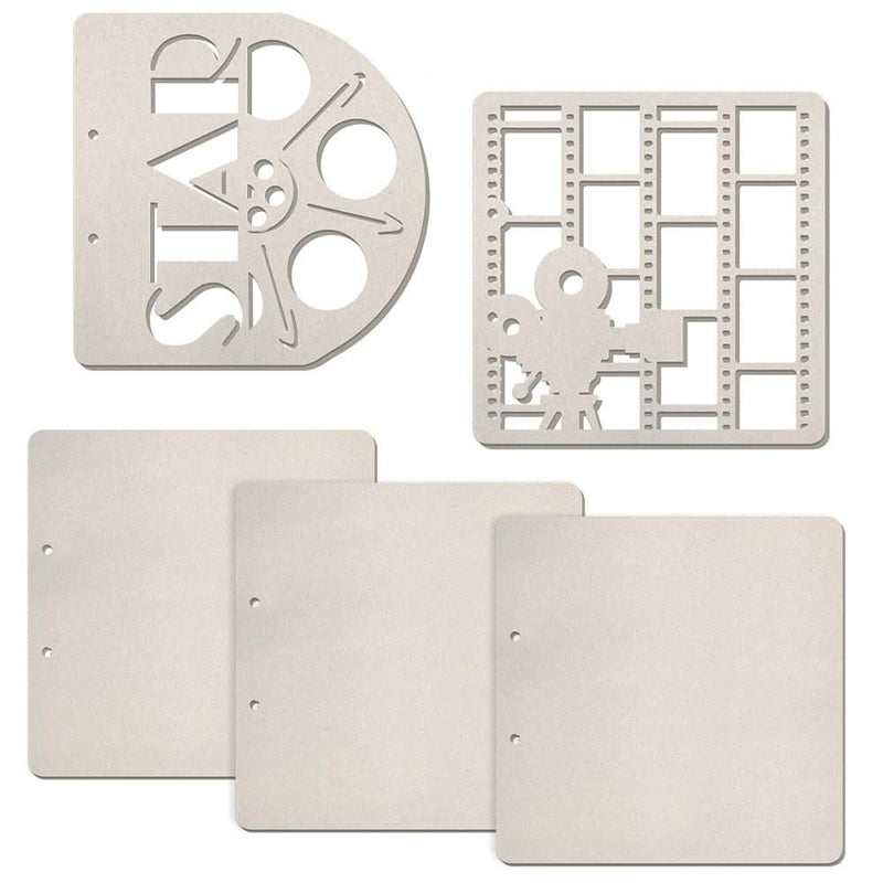 Ciao Bella Album Binding Art Shaped & Carved Pages 5 pack - The Star, 8.625"X8.625"*