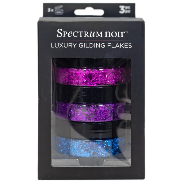 Spectrum Noir Luxury Gilding Flakes 50ml 3/Pkg Carnival