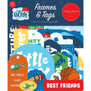 Carta Bella Cardstock Ephemera - 34 pack  Frames & Tags - Little Boy*