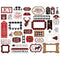 Echo Park Cardstock Ephemera 33 pack - Frames & Tags, A Lumberjack Christmas*