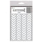 Ranger-Letter It Background Stencil 4.75 inch X6 inch - Alternating Chevrons*