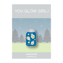 Lawn Fawn Enamel Pin - You Glow Girl