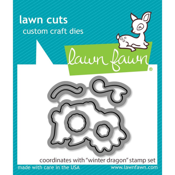 Lawn Cuts Custom Craft Die - Winter Dragon