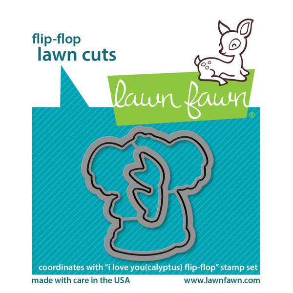 Lawn Cuts Custom Craft Die - I Love You (Calyptus) Flip-Flop