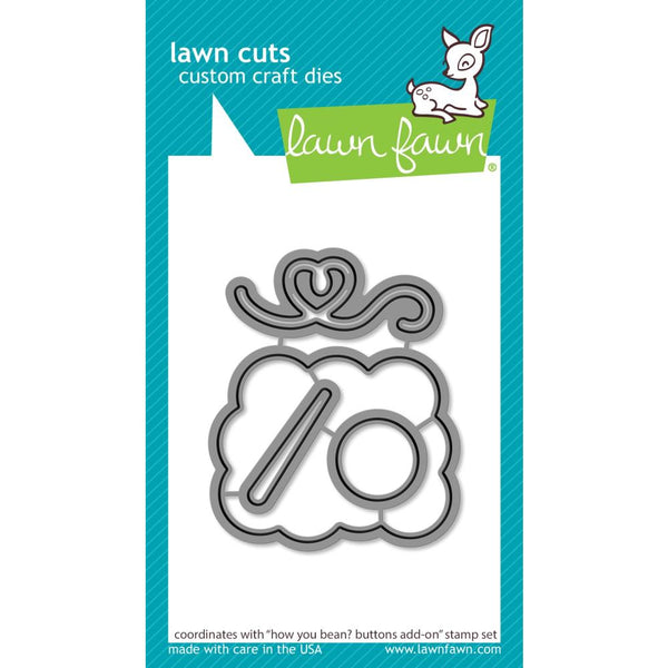 Lawn Cuts Custom Craft Die - How You Bean? Buttons Add-On*