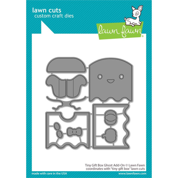 Lawn Cuts Custom Craft Die Tiny Gift Box Ghost Add-On*