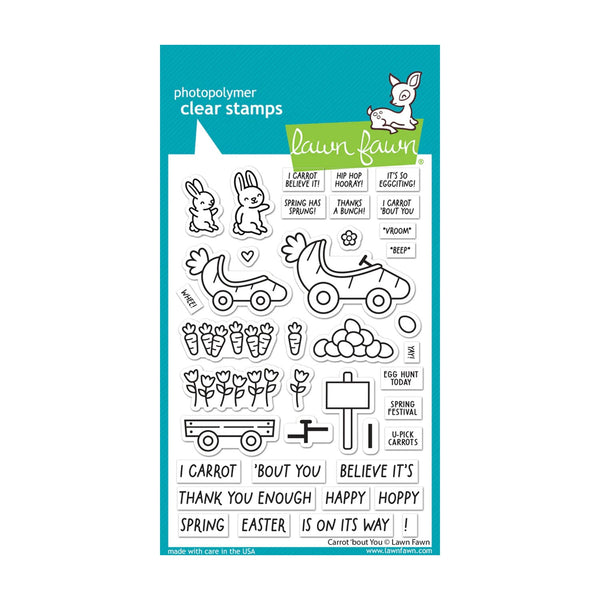 Lawn Fawn Clear Stamp Set - Carrot 'Bout You