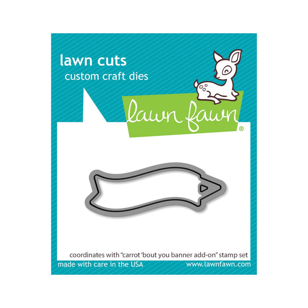 Lawn Cuts Custom Craft Die - Carrot 'Bout You Banner Add-On