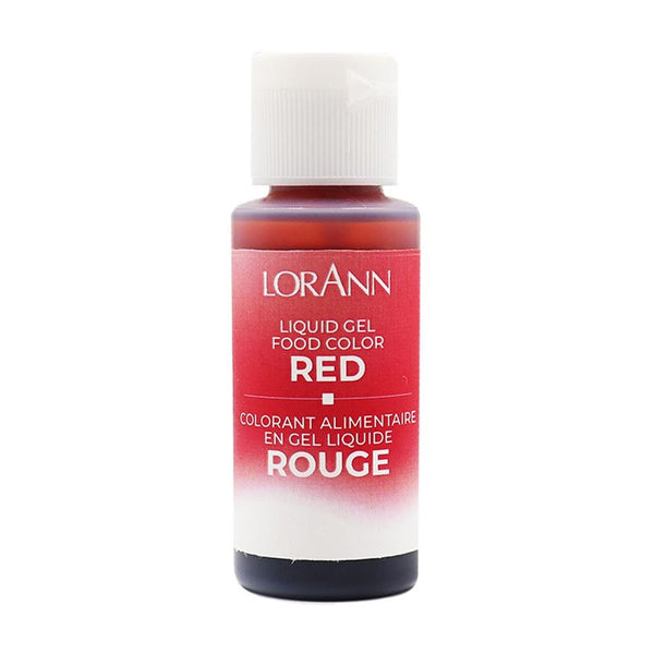 LorAnn Oils Liquid Gel Colour 1oz - Red
